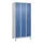 Z-garderobekast,HxBxD 1950x900x500mm,vak B 150/300mm,cil.-slot,voeten