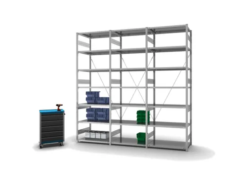 systeemstelling,grondveld,HxBxD 3000x1060x635mm,vakl. 330kg