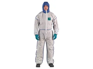 Ansell Alphatec 1800 Comfort disposable overall, wit, maat XL, per stu - 1