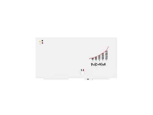 Whiteboard Rocada Skin Duo 2x module 100x100 cm wit