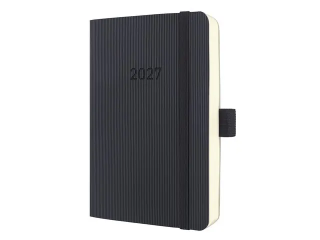 Dagagenda Conceptum A6 2027 (NL/FR/EN/DU) zwart Softcover