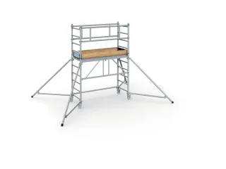 klapsteiger,platform BxD 1800x720mm,steiger H 1,55m,aluminium - 2