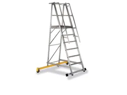 Platformladder Aluminium Bordes H X B X D 1600X 600X 630Mm 6Treden