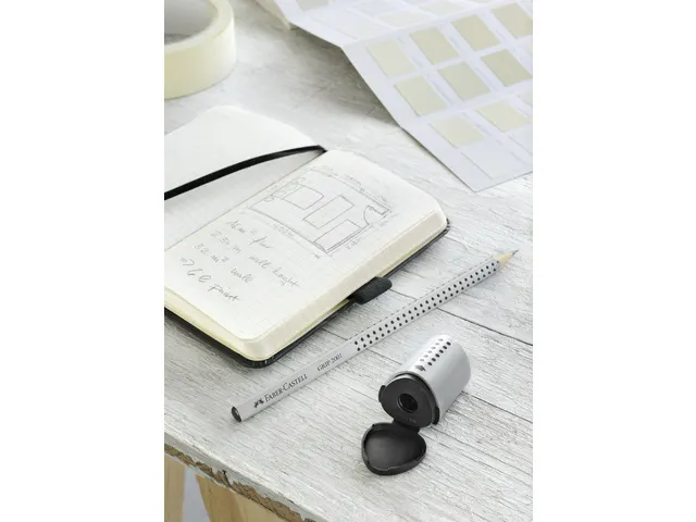 puntenslijper Faber-Castell GRIP 2001 mini zilver