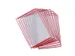 Zichtpaneel Tarifold A4 verticaal 230x343mm Rood 10 stuks