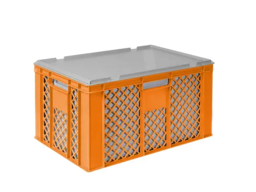 Euronorm-stapelbak,m. isoleerbox,HxLxB 320x600x400mm,63/35l,HDPE