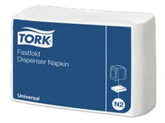 Tork 10933 Dispenserservet 25x30cm 1-laags Fastfold Wit 36x300