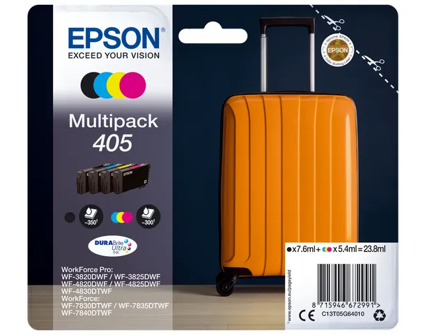 Multipack 4-colours 405 DURABrite Ultra Ink
