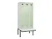 locker met bank,voor scheiding van kleding,HxBxD 2120x900x815mm,3vak