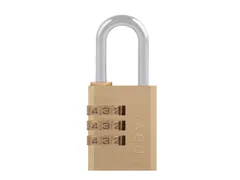 Hangslot Pavo Messing met cijferslot 30x41x13mm