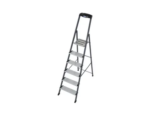 trapladder,eenzijdig,6treden,bordes m. antislip elementen,Stand H 1,3m