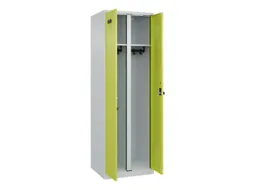 locker voor scheiding van kleding,HxBxD 1850x600x500mm,2vak