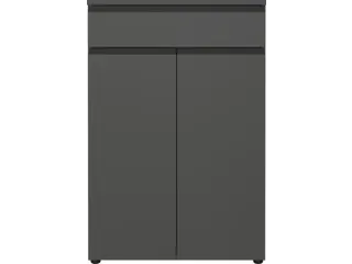 dossierkast,HxBxD 1200x810x400mm,2xhouten legbord,3ordnerhoogte - 2