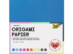 Origami papier Folia 70gr 20x20cm 500 vel assorti kleuren