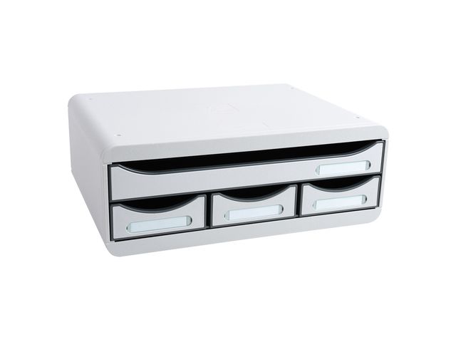 Ladekastje exacompta toolbox mini lichtgrijs kunststof Ladekastje exacompta toolbox mini lichtgrijs kunststof