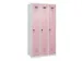 locker voor scheiding van kleding,HxBxD 1850x900x500mm,3vak