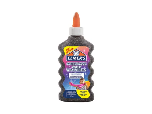Kinderlijm Elmer's glitter zwart