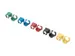 Kleurclips voor RJ45-kabels Gemengd 20x rood groen, blauw, geel, zwart