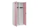 locker voor scheiding van kleding,HxBxD 1850x800x500mm,2vak