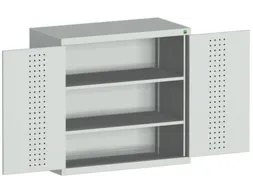 kast met perforaties HxBxD 1000x1050x525mm 2xStalen bodem Ral5010