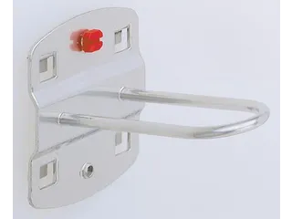 Ronde Houder Voor Geperforeerde Platen Lxb 65X25Mm Aluminium-Kleurig - 1