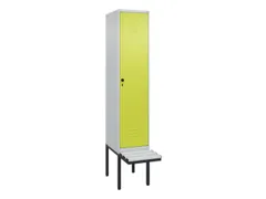 locker voor scheiding van kleding,HxBxD 2120x400x815mm,1vak