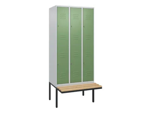 Dubbeldekse dekenkist,HxBxD 2120x900x815mm,3x2vak.,vak B 300mm