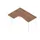 hoek-bureau,HxBxD 755x1600x1200mm,blad canaletto-hout,verdieping links