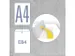 Bordrug envelop Raadhuis 262x371mm EB4 wit met plakstrip krimp a 10 st