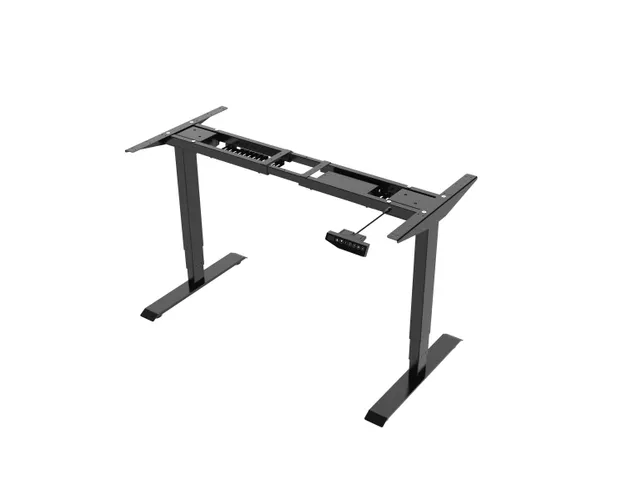 Elektrisch Verstelbaar Zit-Sta Bureau Frame Zwart 180Cm