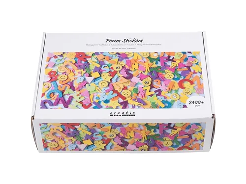 Foamstickers Creativ diverse vormen zelfklevend doos à 2640st assorti
