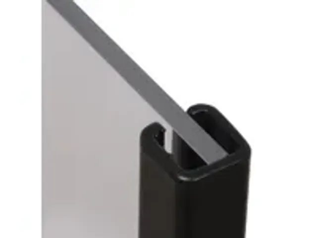 OUTLET Europel Infostandaard A4 Zwart metaal met Acryl Display