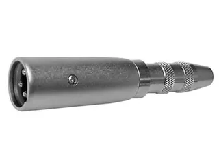 3P XLR Plug Mannelijk Naar Vrouwelijke 6.35mm Mono Jackplug - 1
