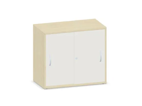 schuifdeurkast,HxBxD 720x800x430mm,decor romp esdoorn,decor front wit