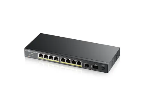 8-port GbE Unmanaged PoE Switch with GbE Uplink