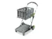 vouwbare winkelwagen,draagverm. 60kg,2etage(s),HxLxB 1025x890x550mm