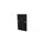 baliepaneel,v. bureau,aanbouw rechts,B 800mm,CC-zwart,BN2036-bruin