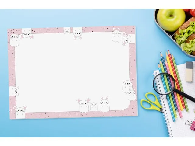 Bureauonderlegger Sigel Kawaii Friends A3 30 vel 80gr