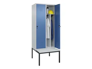 locker voor scheiding van kleding,HxBxD 2120x800x815mm,2vak - 3
