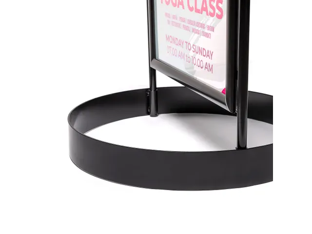 City Sign Elegant Staal 50x70 cm zwart