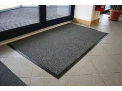 schoonloopmat,HxLxB 7x1800x1200mm,zwart/staal