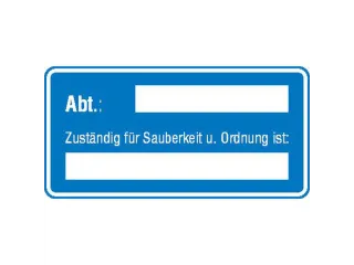 affiche,Belast met voor netheid en orde,aluminium gemerkt,gemoffeld - 1