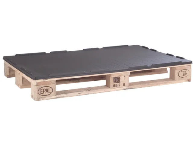 Protège-palettes multi-usage Lxl 1200x800mm ABS a. bord antidérapant