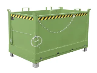 klapbodemcontainer,HxLxB 1160x1000x1800mm,1,5m³,hijsogen,vorksloffen - 2