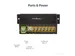 7-Port industriële USB 2.0 hub metalen USB-A hub met DIN-rail montage
