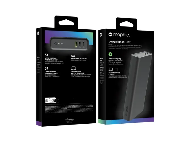 mophie Powerstation Ultra, 25000 mAh, Zwart