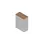 kantoorstelling 1232x900x450mm 3 OH 2xhouten vloer aluminium noten