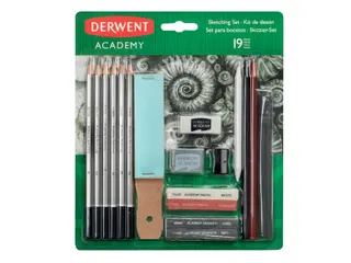 Grafietschetsset Derwent Academy 19 delig - 1