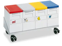 Onderwagen Voor 4Afvalbakken 15L