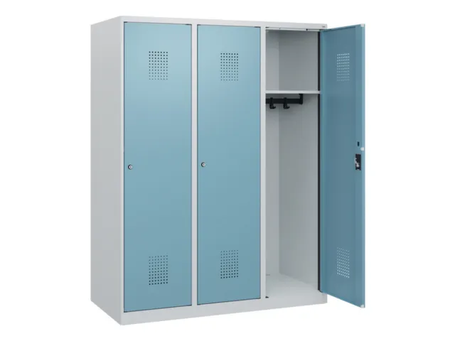schoollocker,HxBxD 1530x1200x500mm,3vak,vak B 400mm,cil.-slot